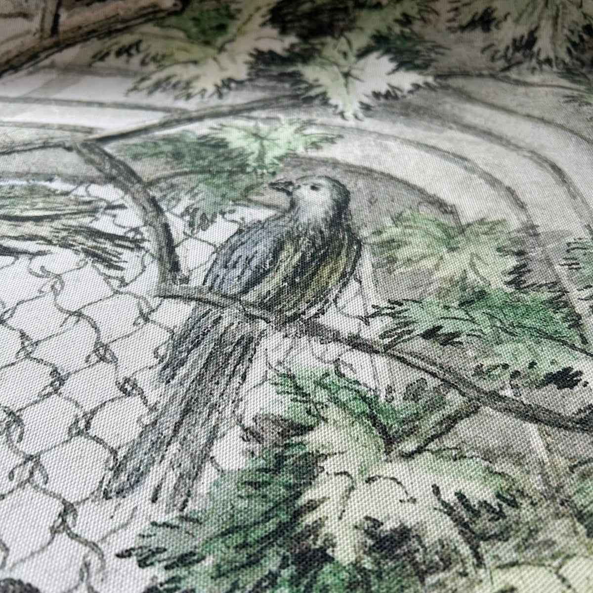 Stitch & Fable Vintage Art Textile Panel ~ {Aviary}
