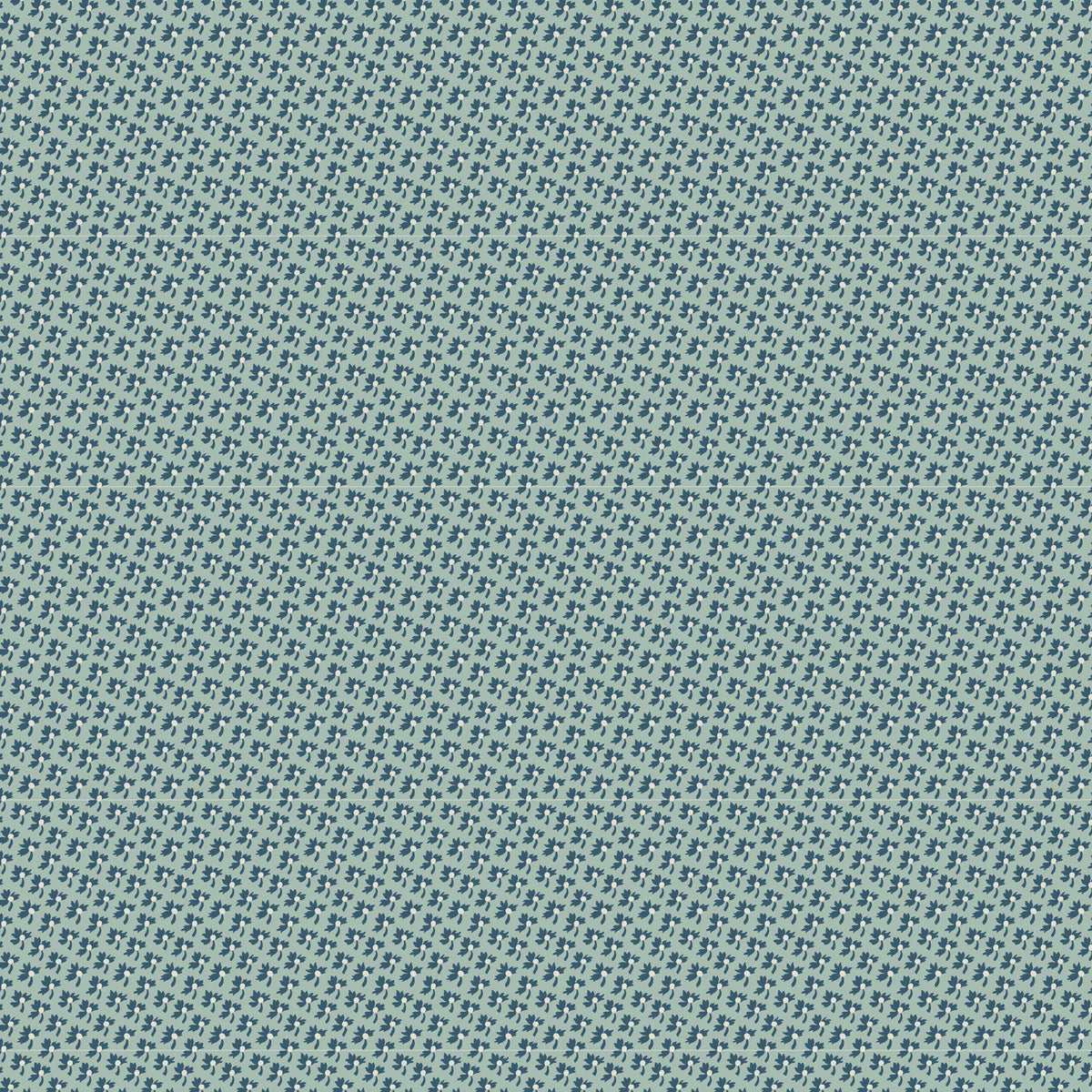 Light blue patterned fabric with intricate dark blue floral design, perfect for crafts or upholstery projects.
