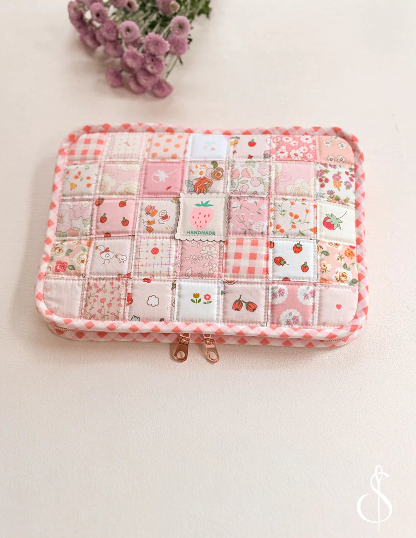 Double Pocket Folder Pattern by Minki Kim Sewing Illustrations