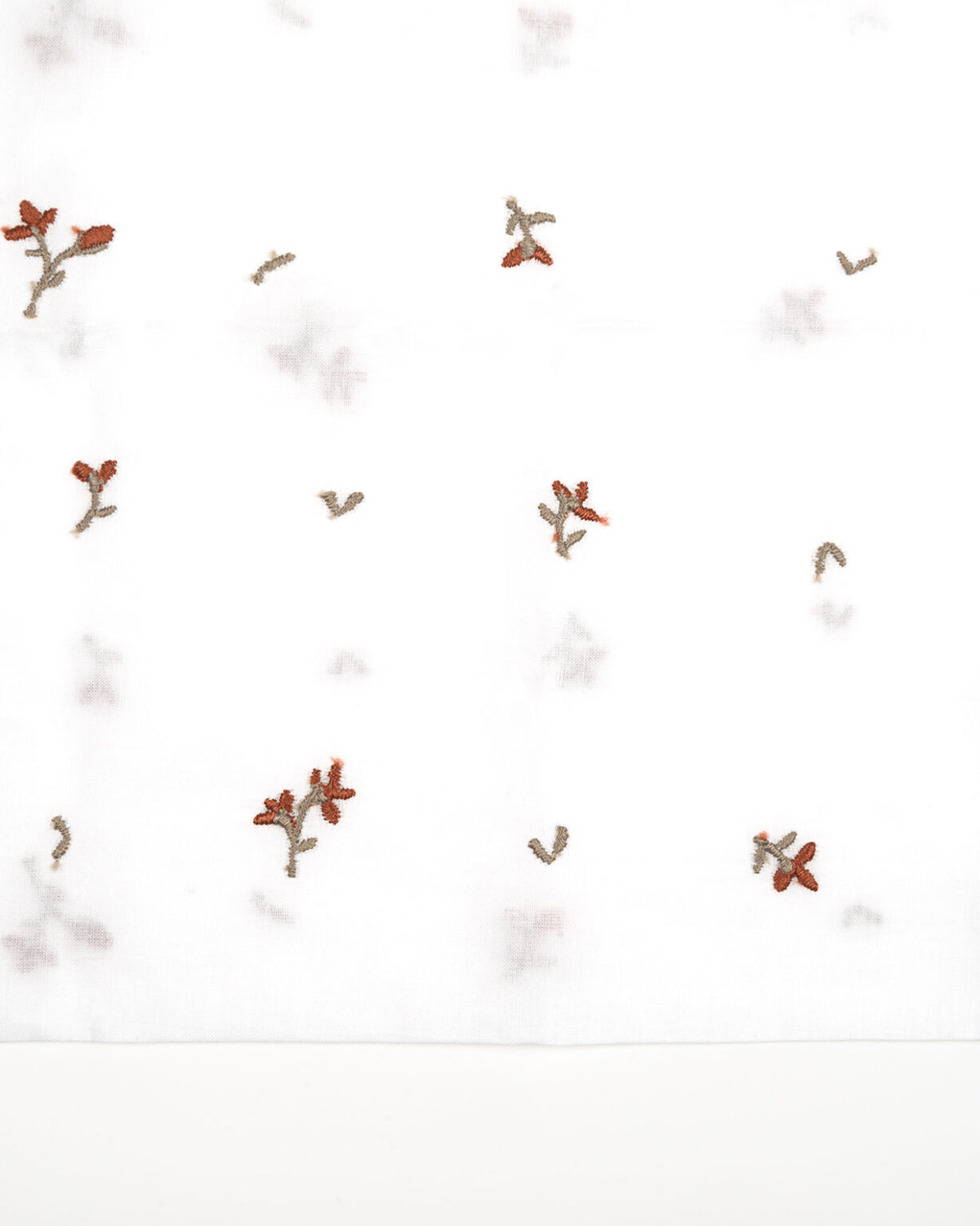 La Ta Te Embroidery Florals {Rust}