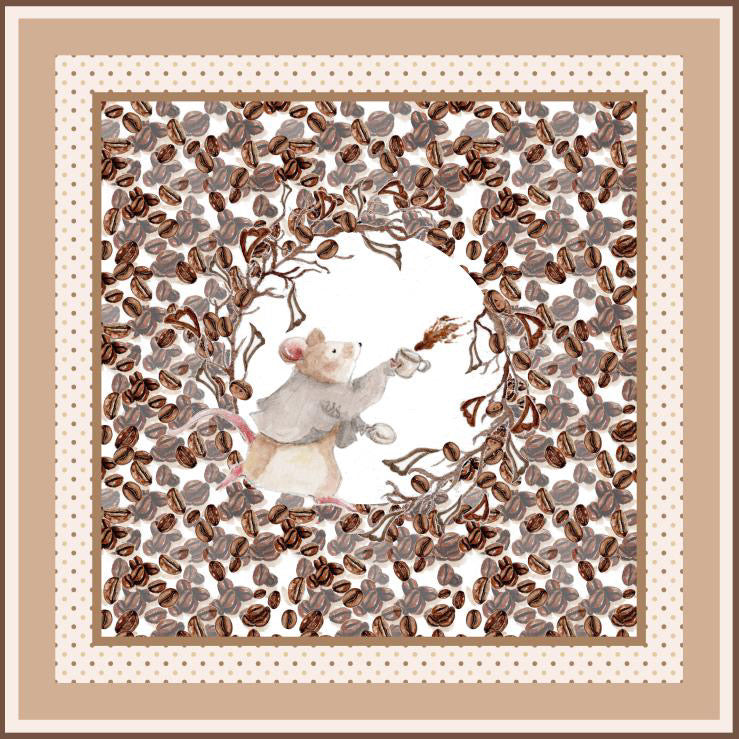 Amiably True Coffee Break {Square Panel}