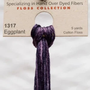 1317 Eggplant Thread by Weeks Dye Works