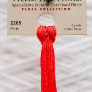 2268 Fire Thread by Weeks Dye Works