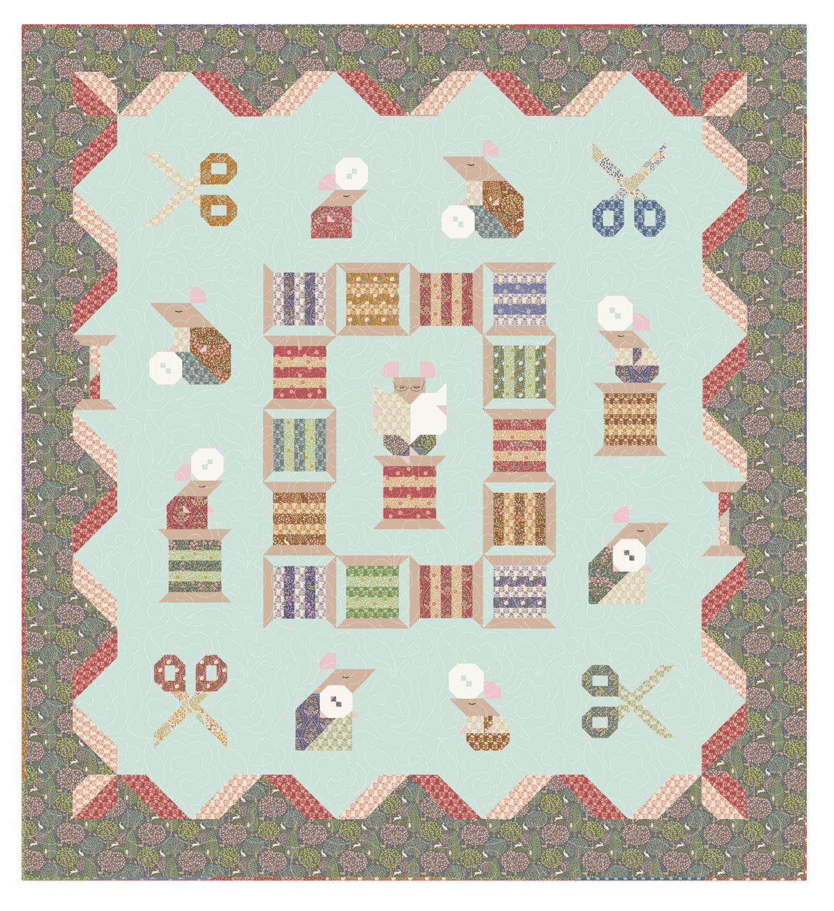 Tilda Sanctuary Button Mouse QUILT KIT