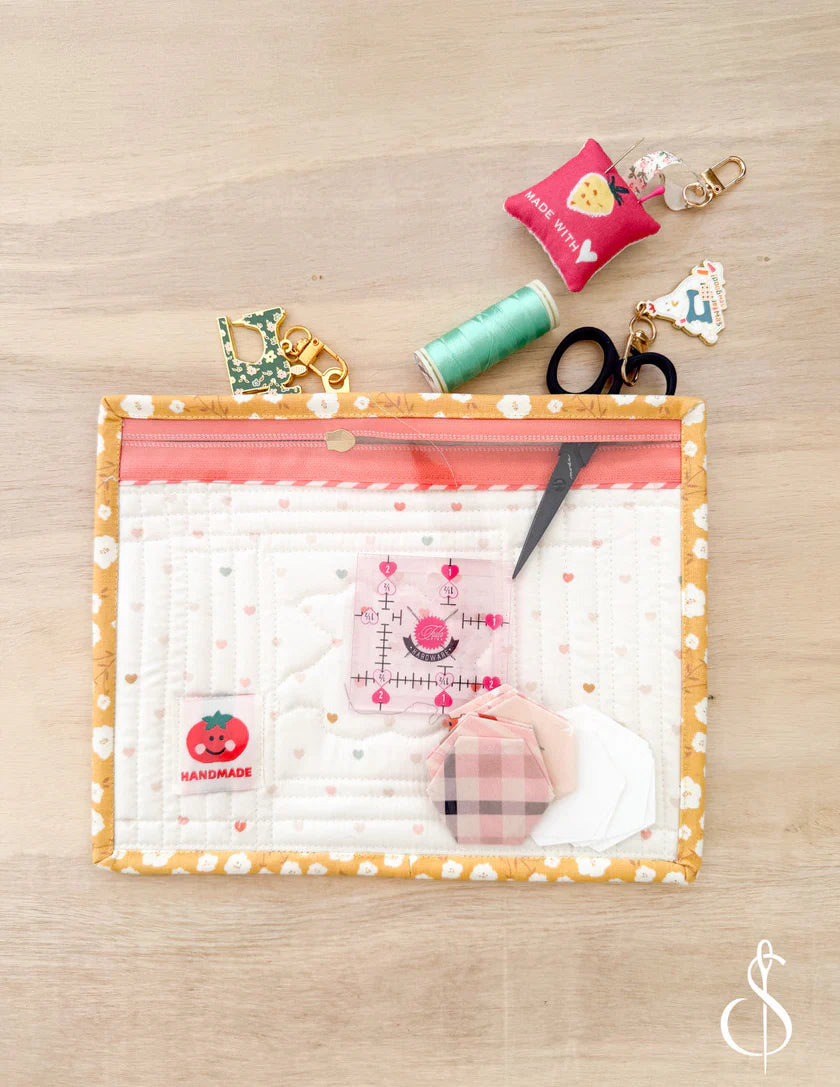 Flatmates Pouch Trio Pattern by Minki Kim Sewing Illustrations