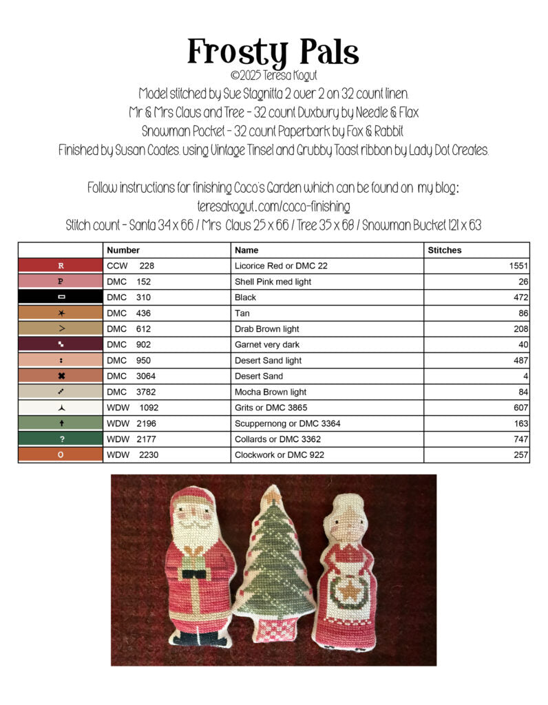 Frosty Pals, by Teresa Kogut pattern