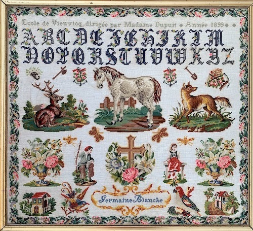 Germaine Blanche 1899, pattern by Reflets De Soie