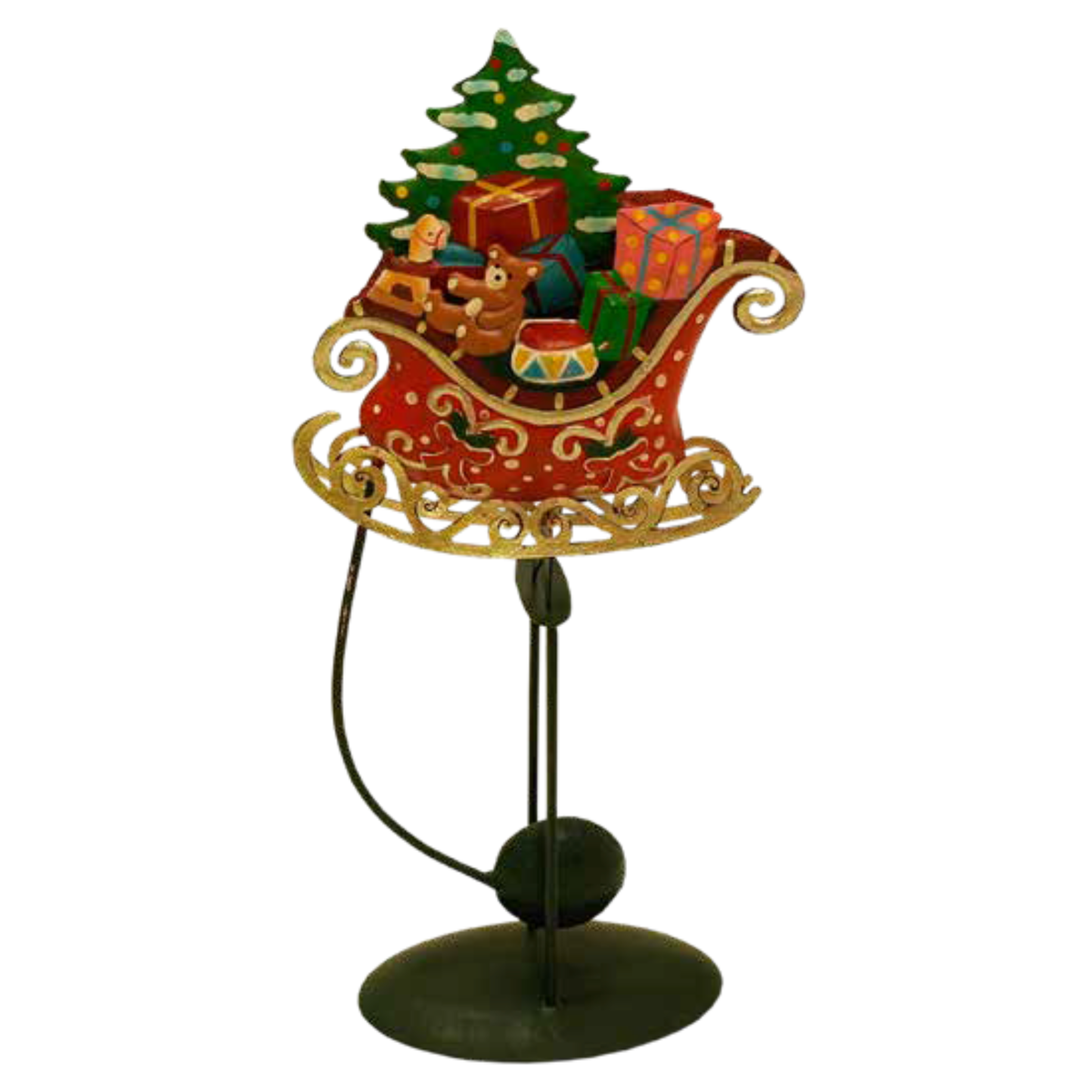 Teddy's Christmas Treasures German Balancing Ornament