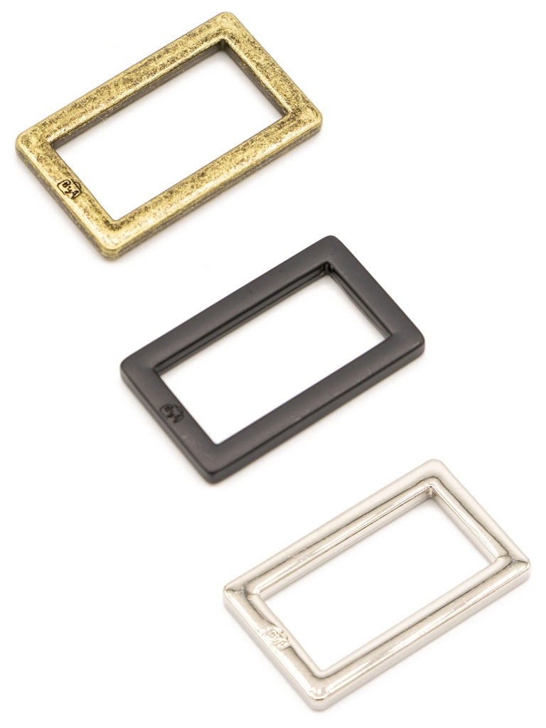 By Annie's Two 1" Flat Rectangle Rings