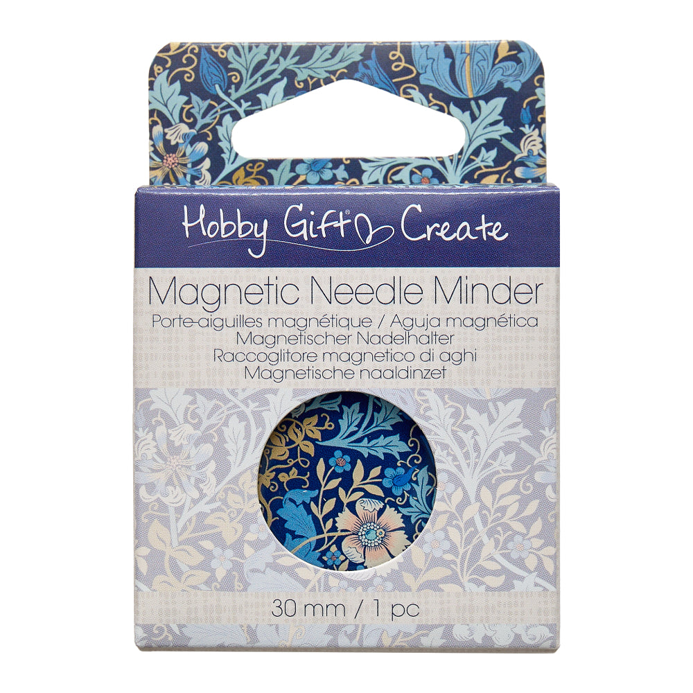 Hobby Gift Create 30mm magnetic needle minder in floral design, ideal for sewing and crafting projects.