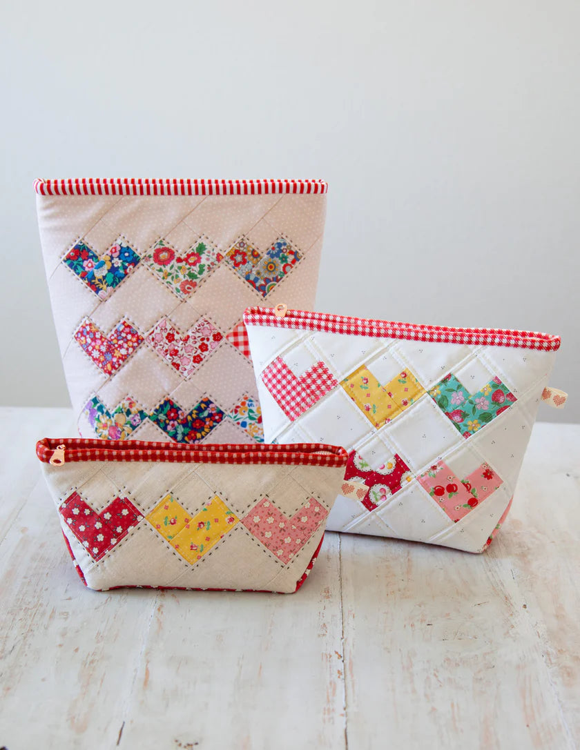 Sweetheart Trio Pattern by Minki Kim Sewing Illustrations