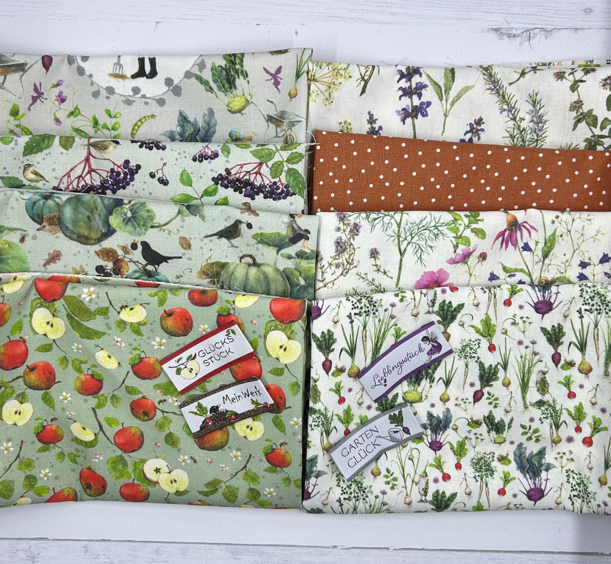 Acufactum Fat Quarter Collection Bundle: Garden