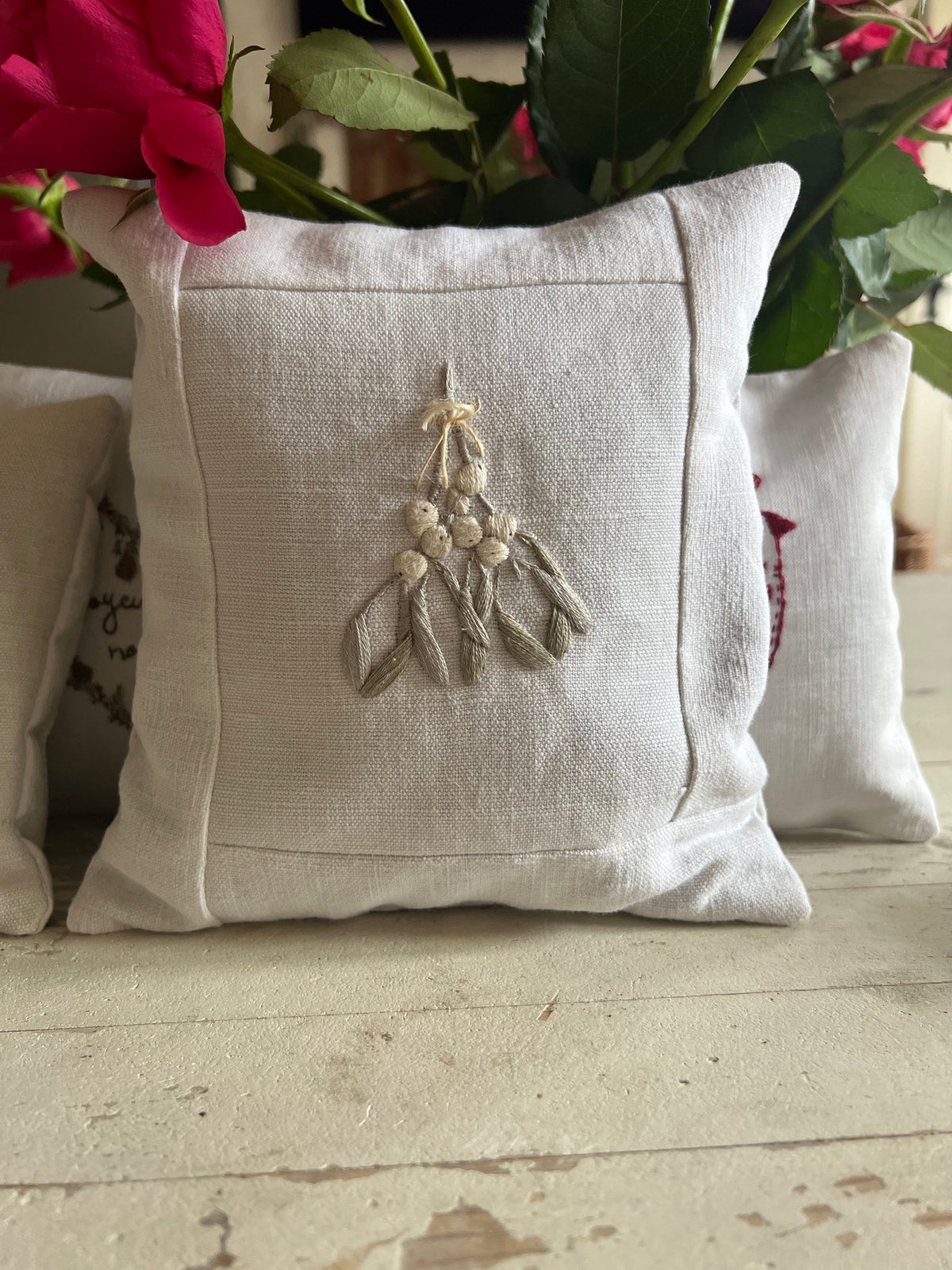 The Stitchery Embroidery Mini Kit: Mistletoe