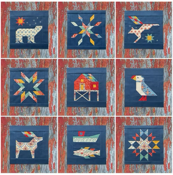 Northern Lights Sampler PATTERN BOOK - Willow Cottage Quilt Co