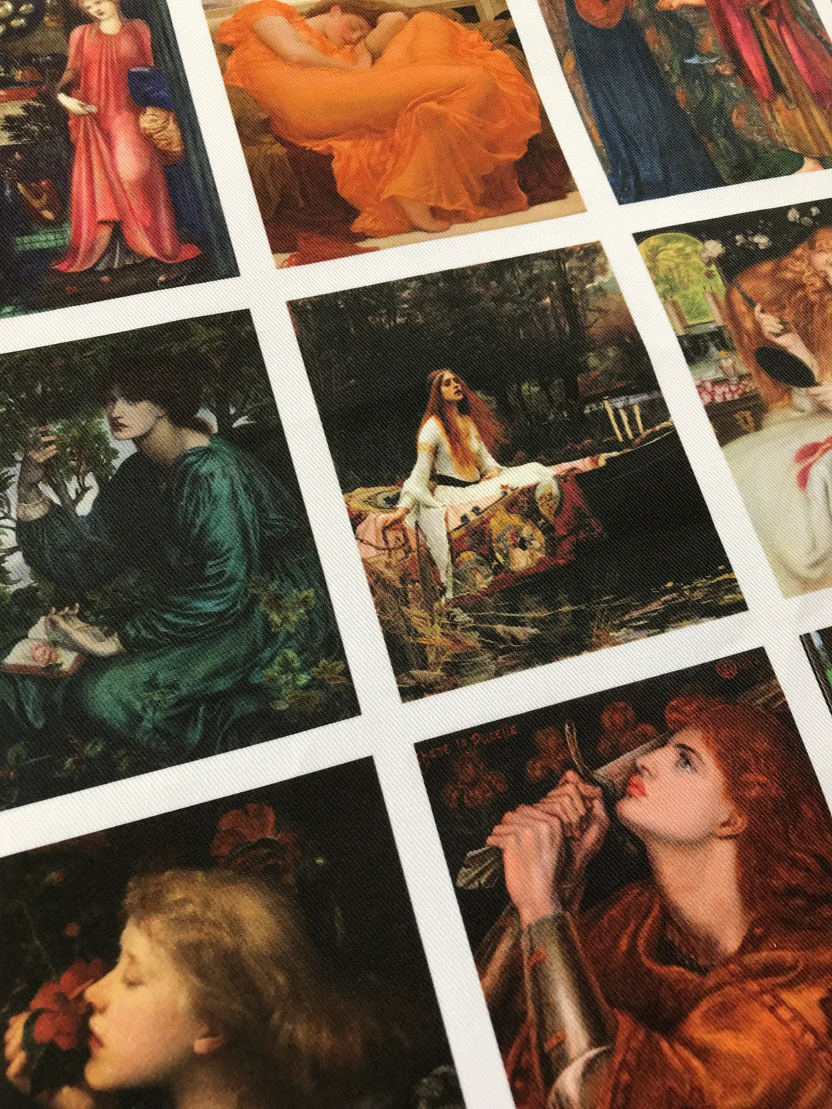 Stitch & Fable Mini Vintage Art Fabric Prints ~ Set of 9 {Pre-Raphaelite}