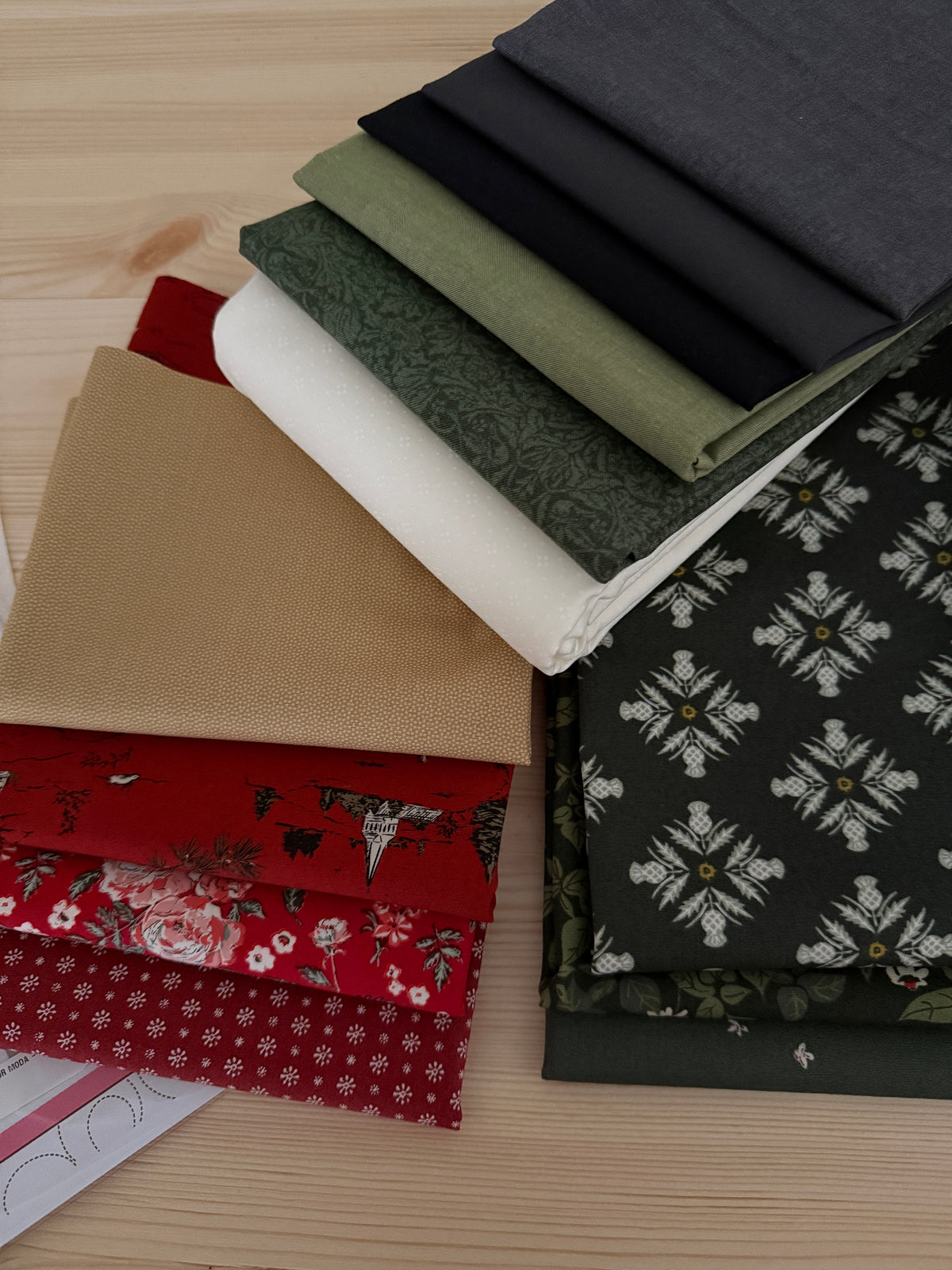 This Little Light featuring Spruce fabrics, Quilt KIT