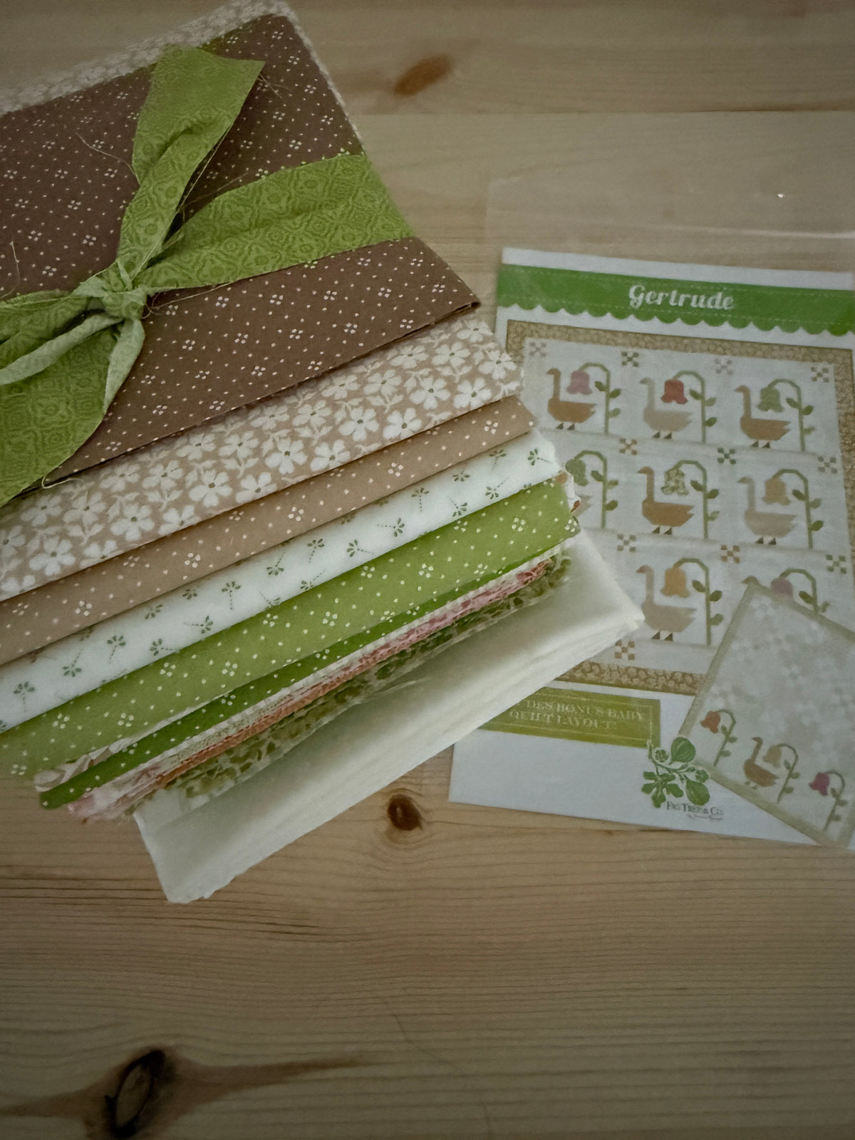 Gertrude Quilt KIT by Fig Tree and Co