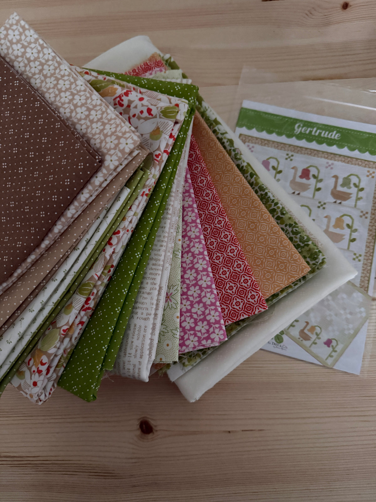 Gertrude Quilt KIT by Fig Tree and Co