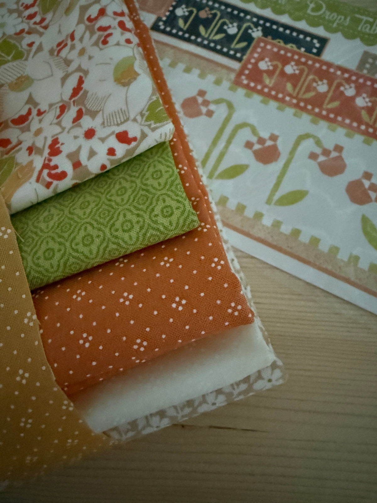 Snow Drops Tablerunner KIT by Fig Tree and Co
