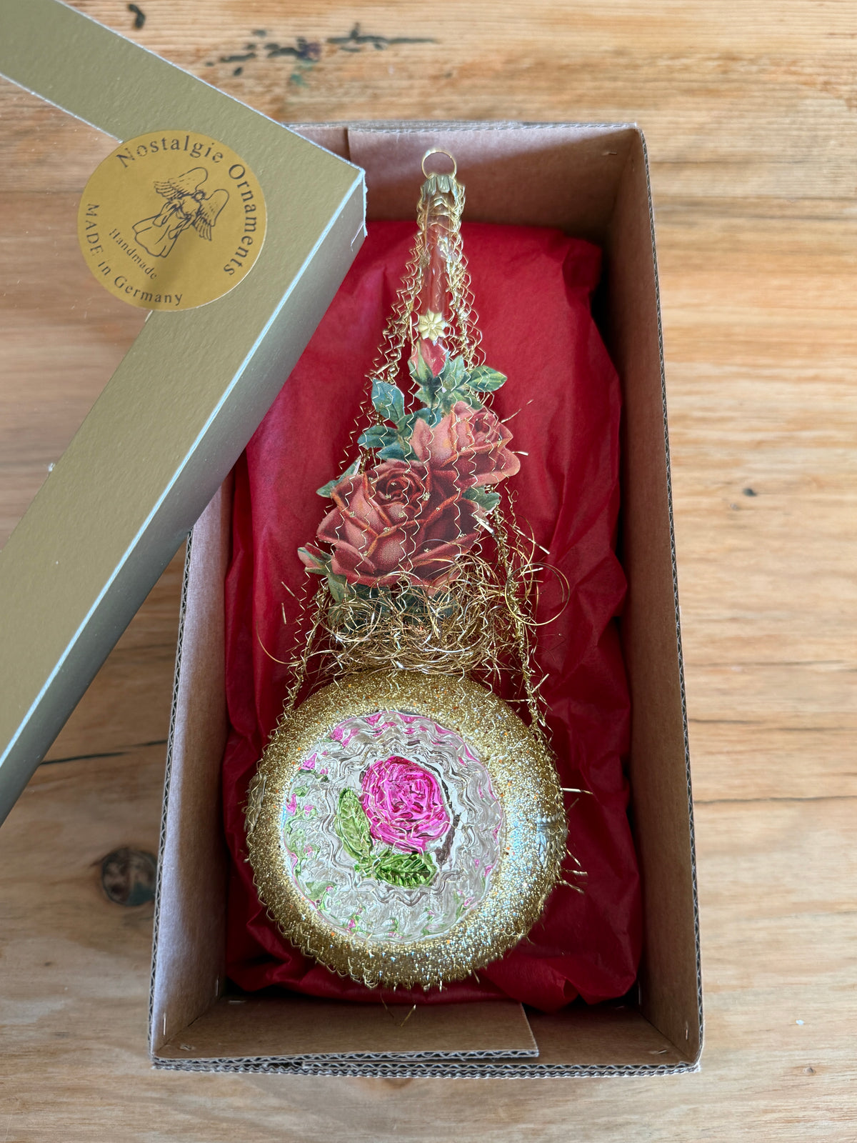Nostalgie Handmade Ornament from Germany {1041 M}