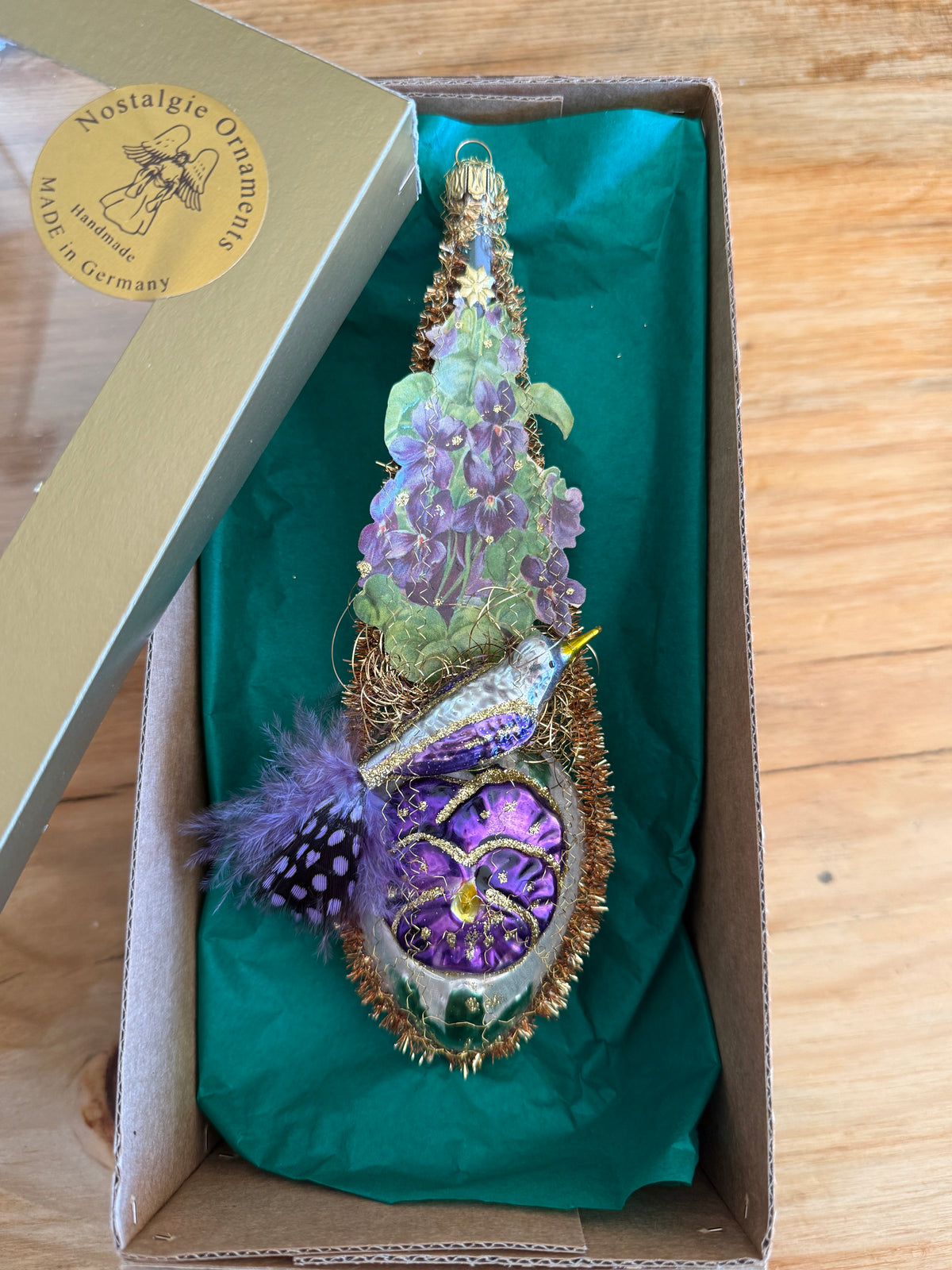 Nostalgie Handmade Ornament from Germany {1023 M}