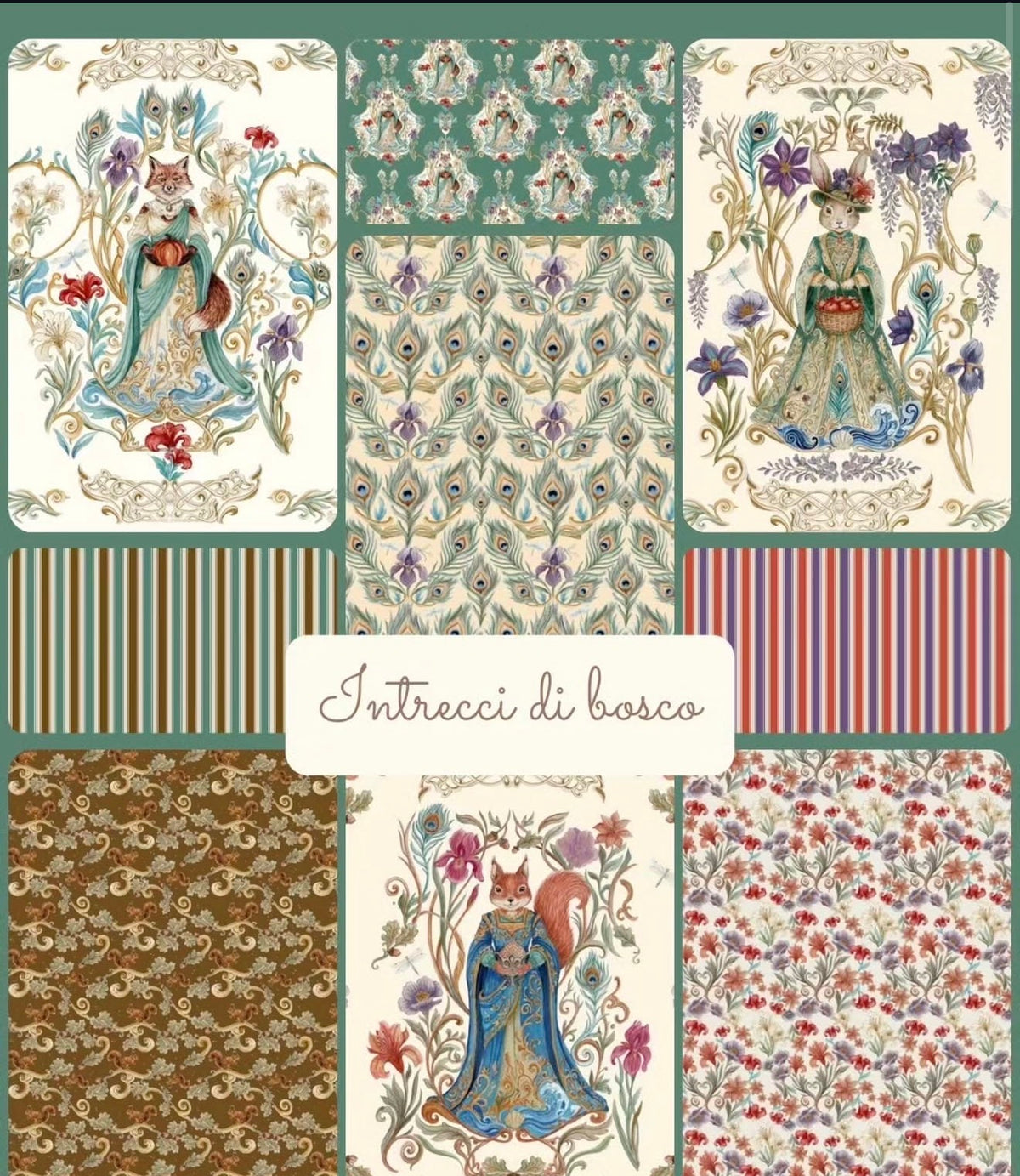 Amiably True Woodland Weaves Fat Quarter BUNDLE
