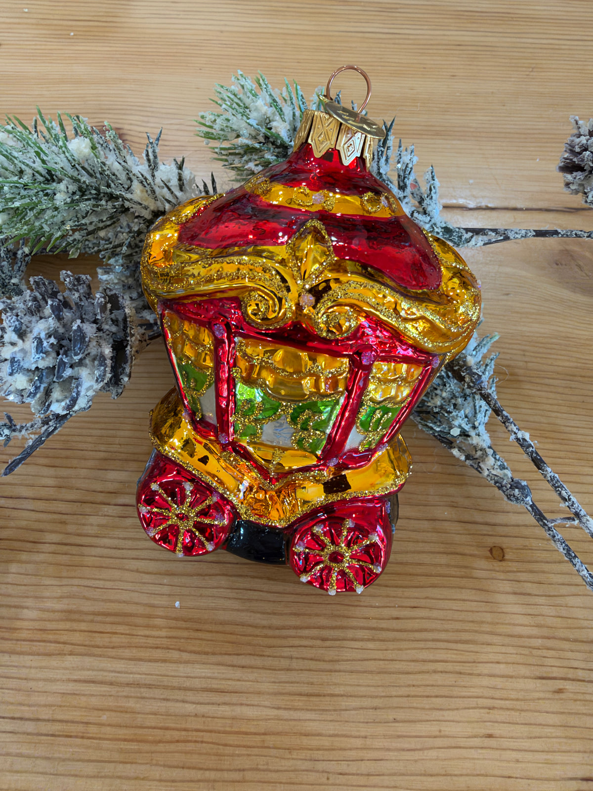 Nostalgie Handmade Ornament from Germany {Carriage}