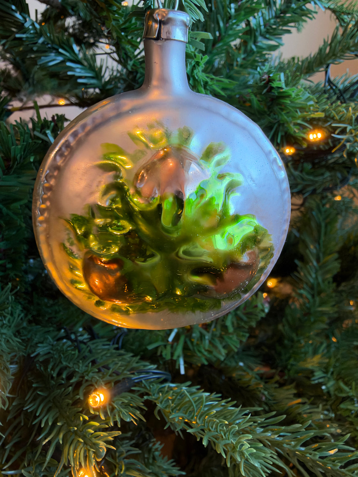 Nostalgie Handmade Ornament from Germany {Tree Nuts and Shoe}