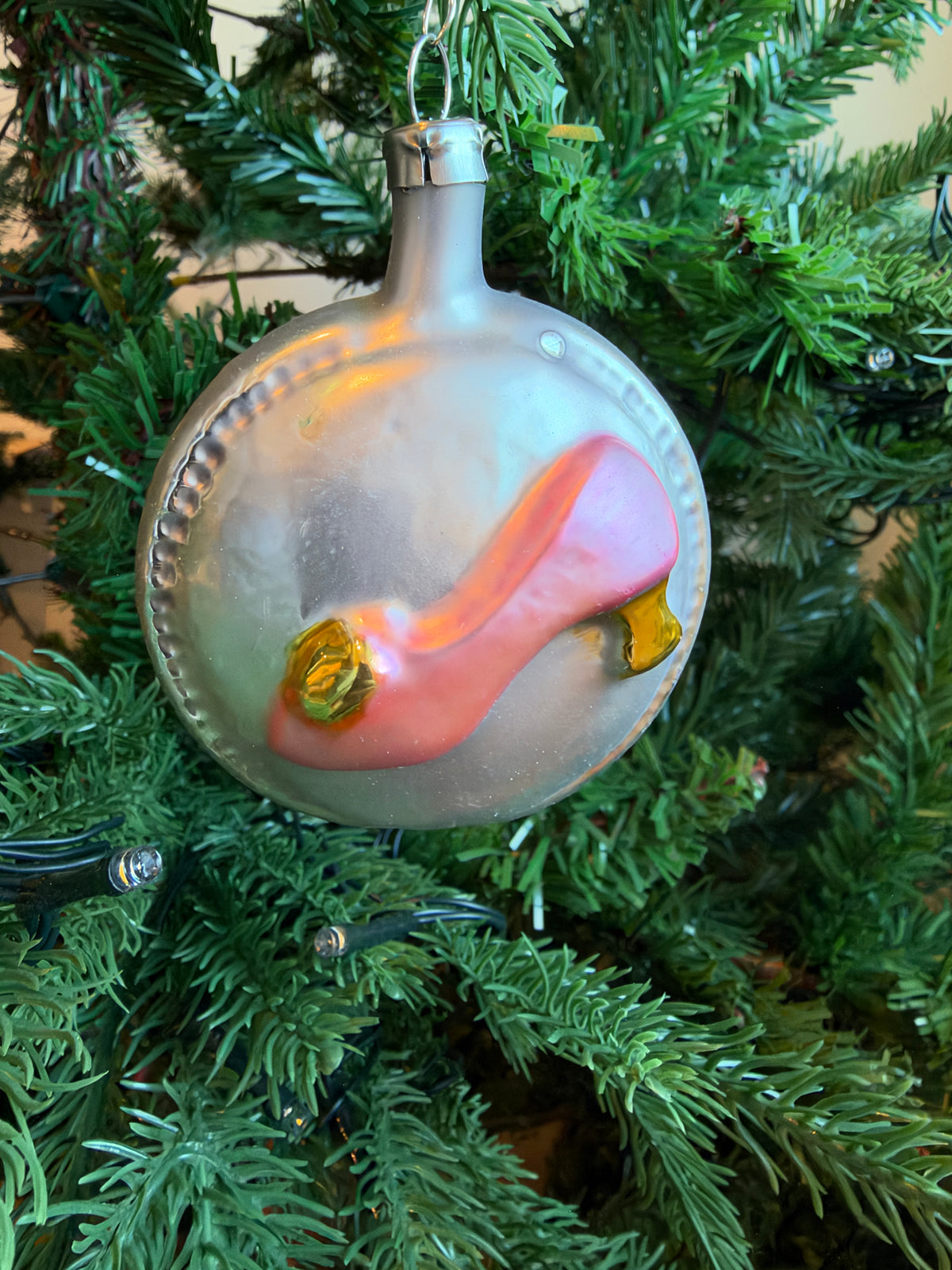 Nostalgie Handmade Ornament from Germany {Tree Nuts and Shoe}