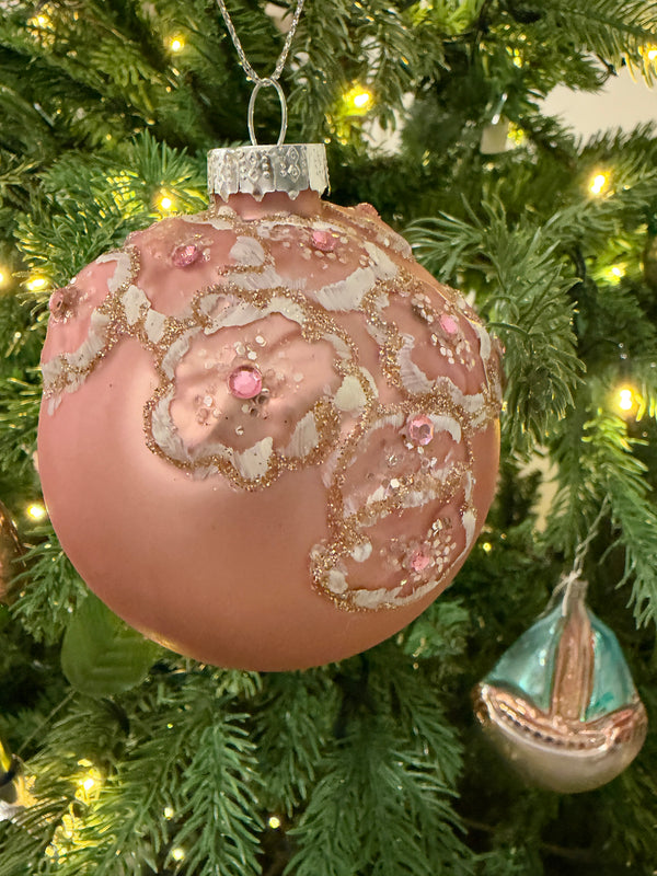 GreenGate: Glass Ornament, Sonja Pale Blue or Pink - Willow Cottage ...