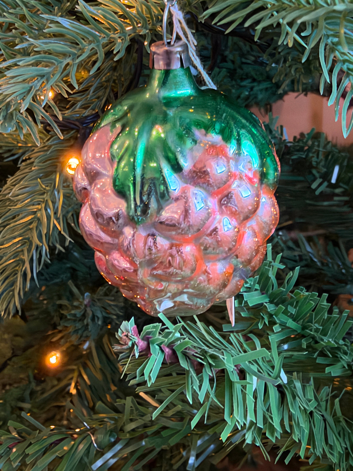 Nostalgie Handmade Ornament from Germany {Pink Berry}