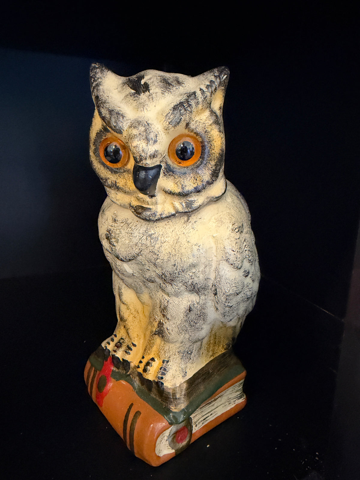 Nostalgie Handmade Ornament from Germany {Paper Mache Owl}