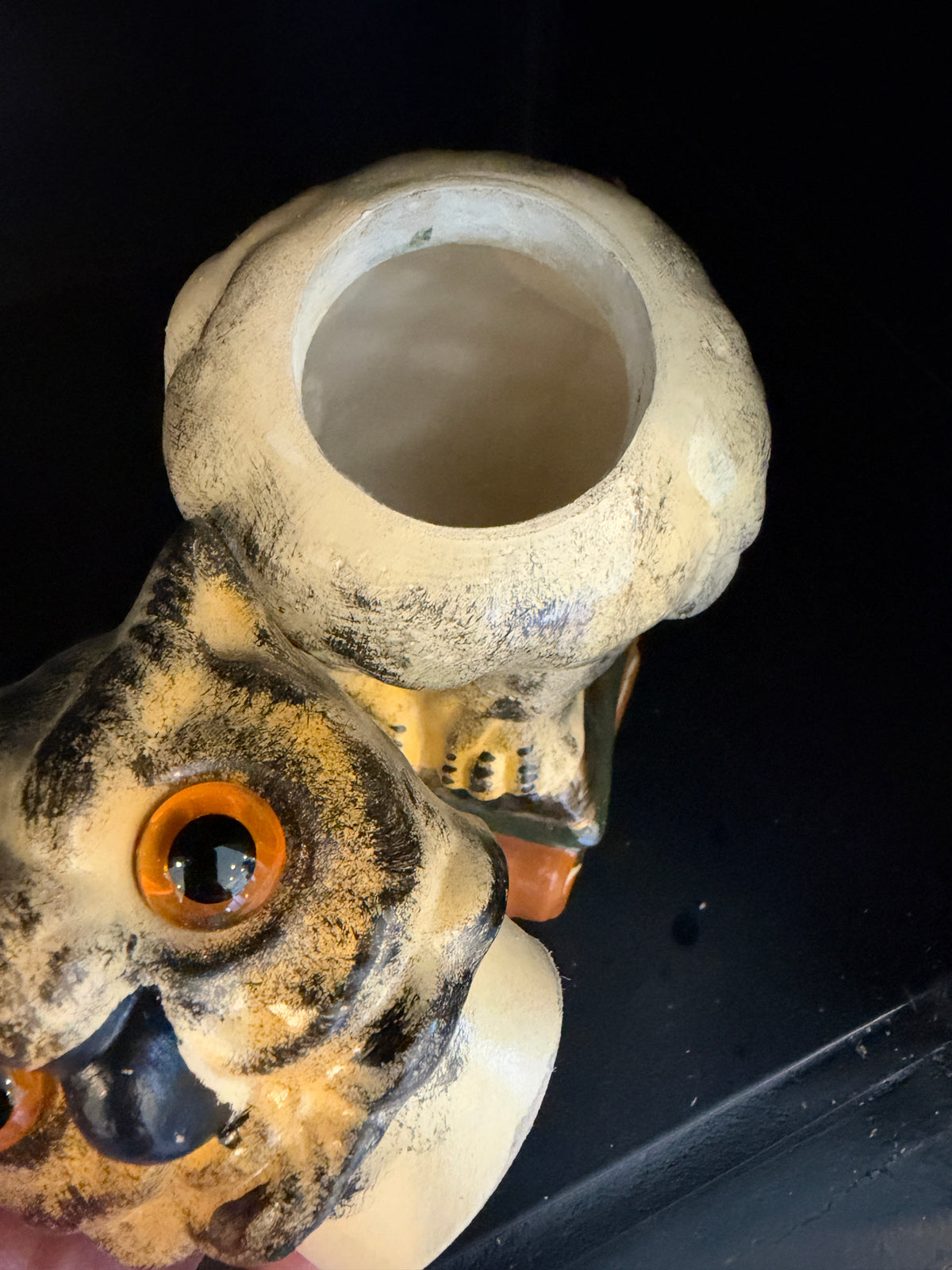 Nostalgie Handmade Ornament from Germany {Paper Mache Owl}