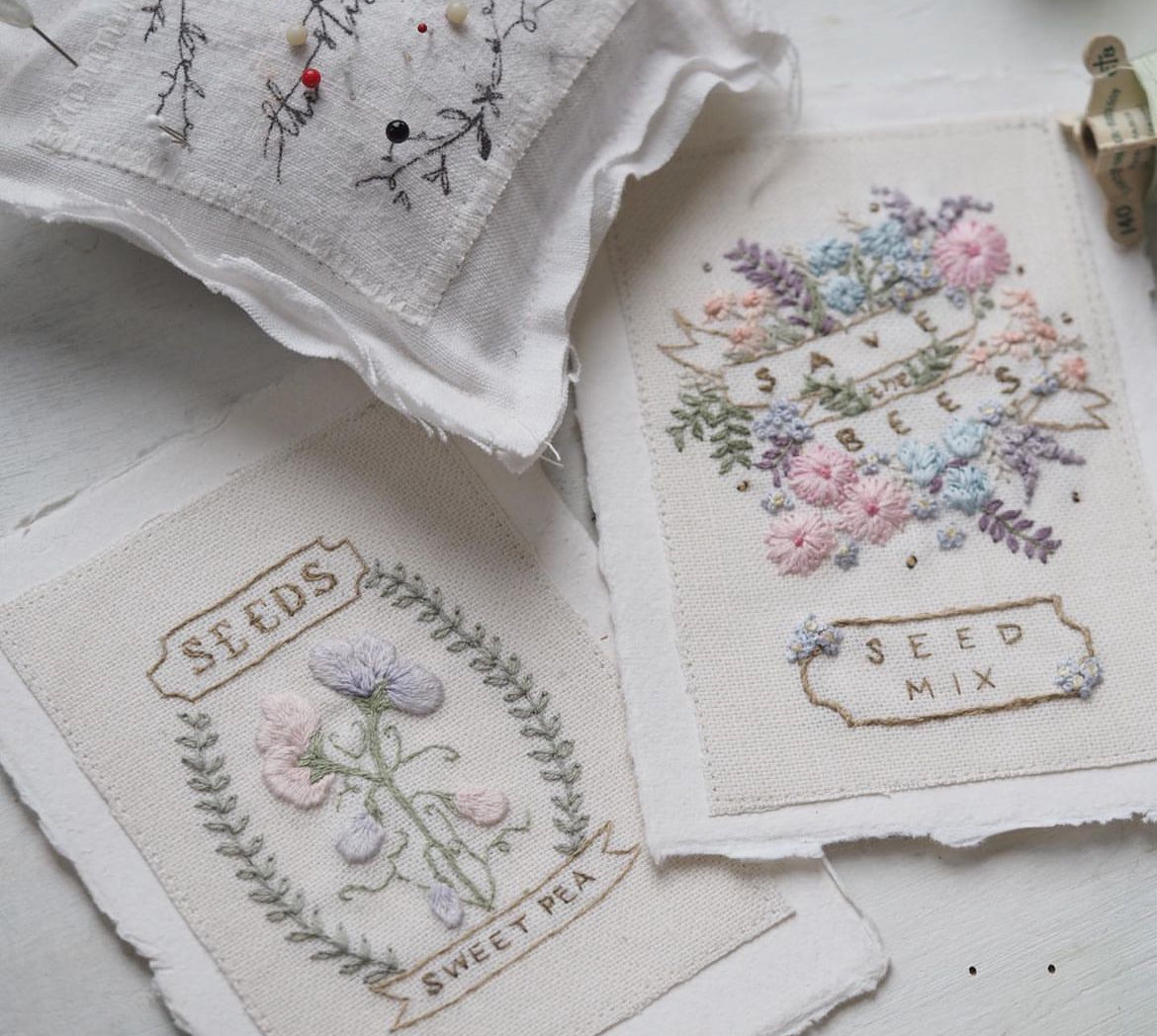 The Stitchery Embroidery Kit: The Potting Shed {Save the Bees}