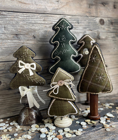A Wooly Winter Forest by Wooden Spool Designs