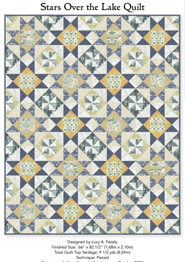 Buttermere By Morris &amp; Co. Stars Over the Lake Quilt KIT