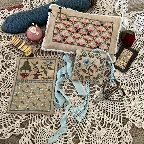 Needle be True Sampler & Smalls Cross stitch pattern by Jeannette Douglas Designs