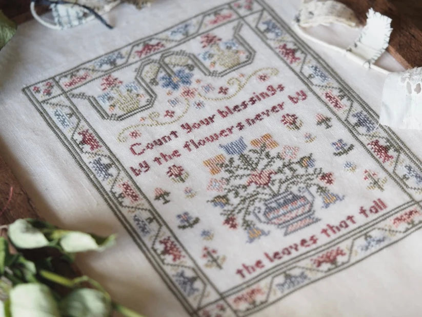 The Stitchery Sisters Cross Stitch Pattern: Count Your Blessings