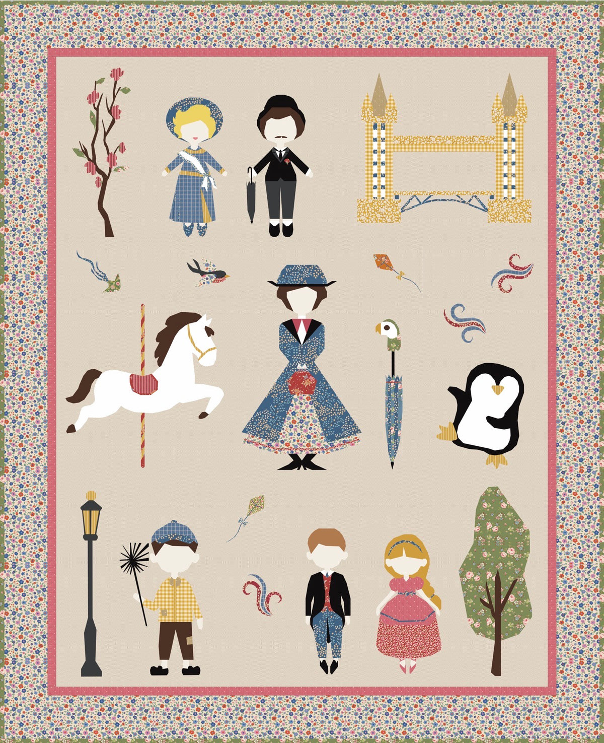 Practically Perfect {Mary Poppins} Block of the Month Program