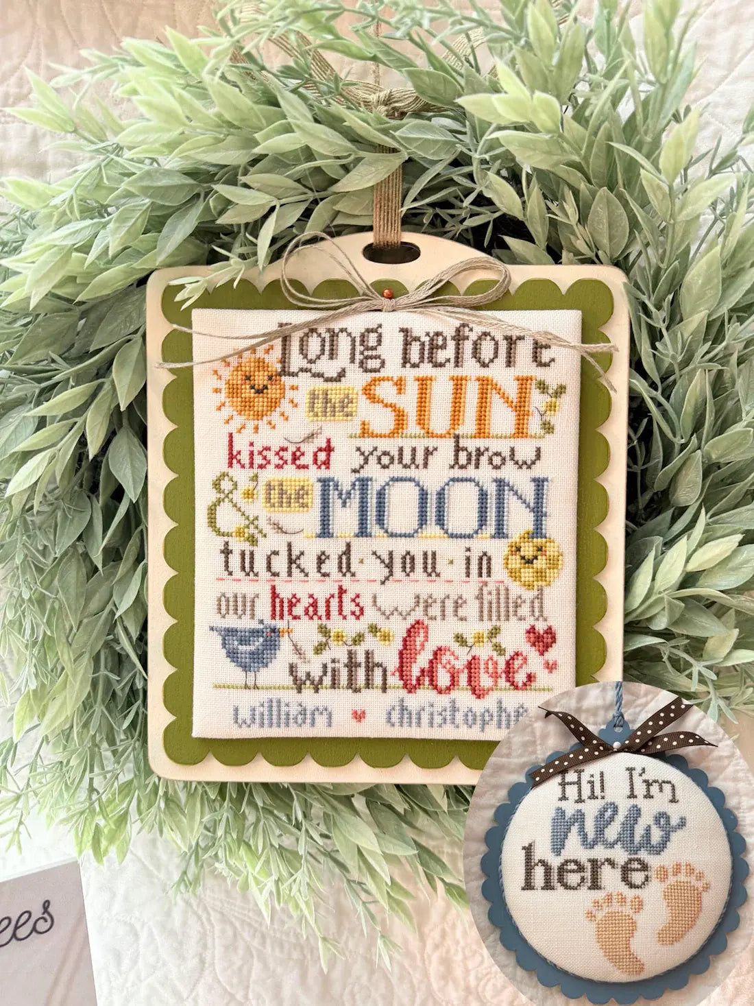 Chantelle's 141 Scalloped Square finishing board (Baby On Board)