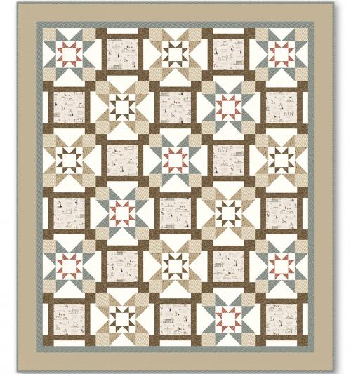 Intertwined Stars Quilt KIT