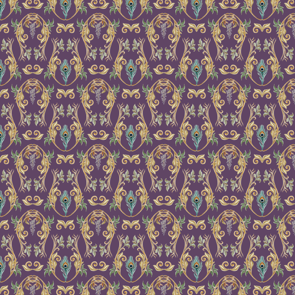 Amiably True Woodland Weaves {Peacock Feathers & Wisteria}