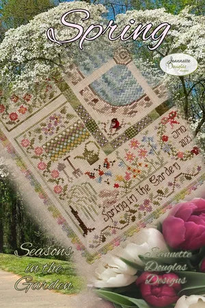 Seasons in the Garden COMPLETE Kit Cross stitch pattern by Jeannette Douglas Designs