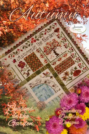Seasons in the Garden COMPLETE Kit Cross stitch pattern by Jeannette Douglas Designs