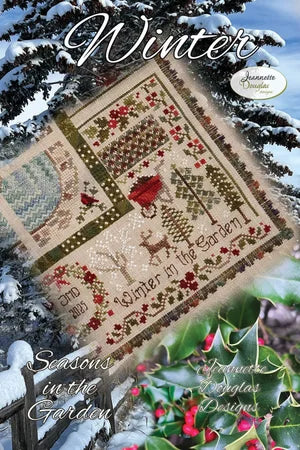 Seasons in the Garden COMPLETE Kit Cross stitch pattern by Jeannette Douglas Designs