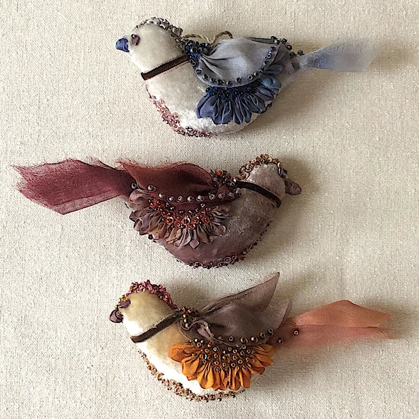 Jardin Velvet Songbirds kit, by Mary Jo Hiney Designs