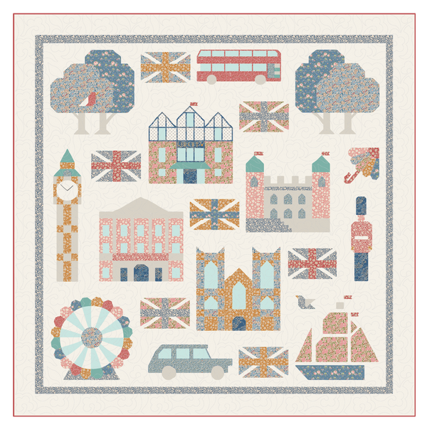 Tilda Creating Memories London Town Quilt KIT - Willow Cottage Quilt Co