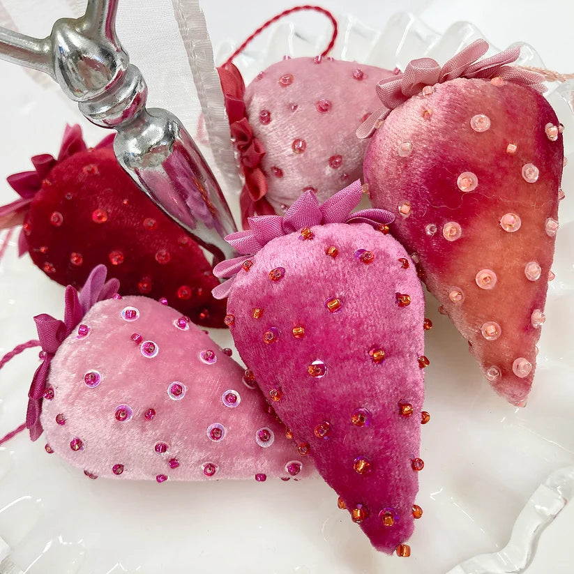 Lovely Velvet Strawberries, by Mary Jo Hiney Designs