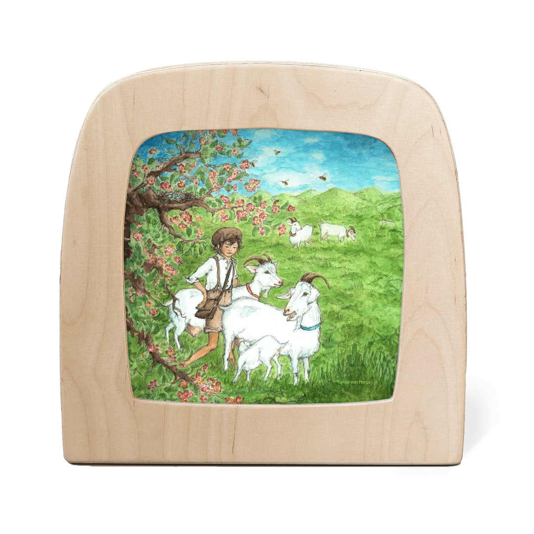 Eentje van Margo - Red Cottage: Goat Herder Silhouette