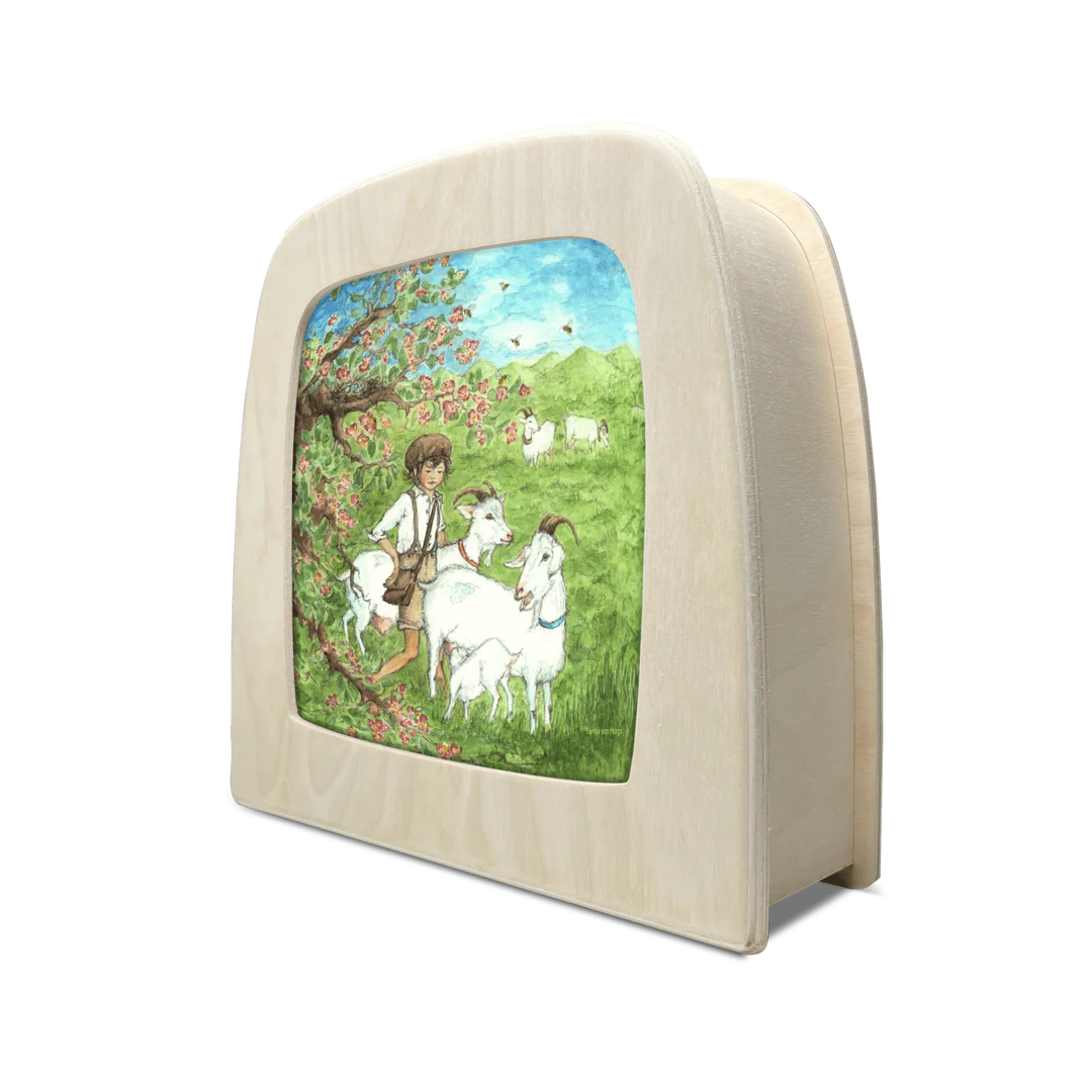 Eentje van Margo - Red Cottage: Goat Herder Silhouette